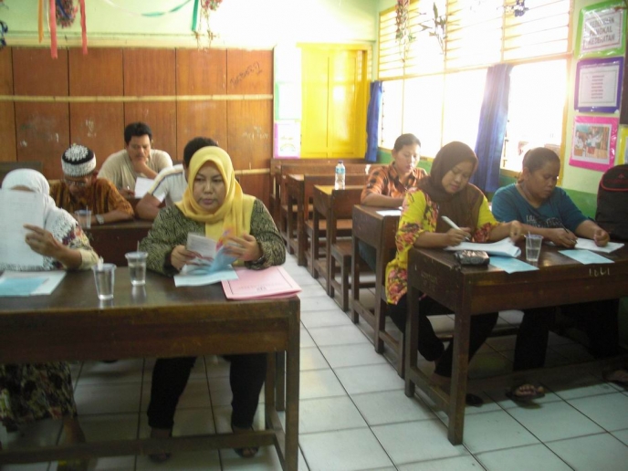 inclusive education training at SDN Slipi 18